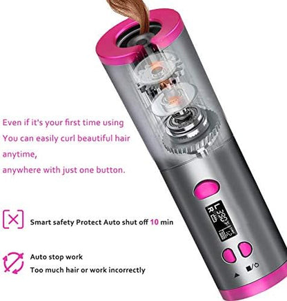 AURUZA Unbound Cordless Automatic Hair Curler,