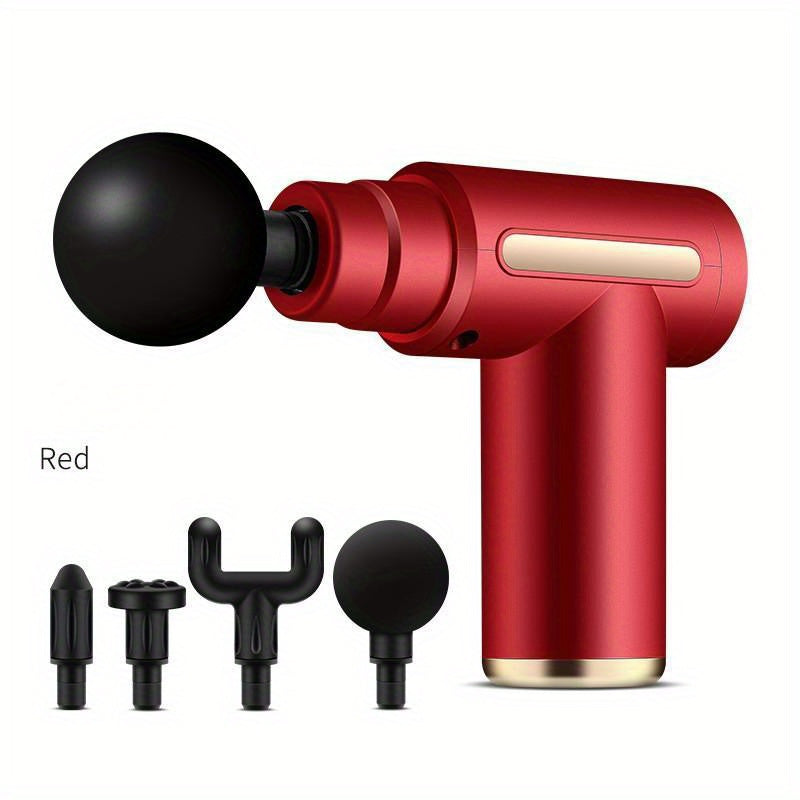 Massage Gun, Deep Tissue Muscle Handheld Percussion Massager For Body, Back And Neck Relaxation, Compact Elegant Design, Holiday Gift