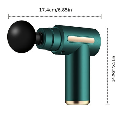 Massage Gun, Deep Tissue Muscle Handheld Percussion Massager For Body, Back And Neck Relaxation, Compact Elegant Design, Holiday Gift